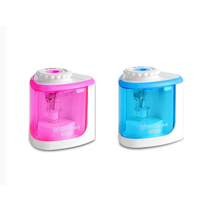 Tenwin Electric & Manual 2-in-1 Pencil Sharpener – Portable Safe Auto Blade Sharpener for Students & Artists