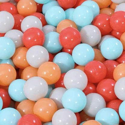 50pcs Colorful Love Star Ocean Balls – Eco-Friendly Plastic Balls for Baby Play Pits & Pools