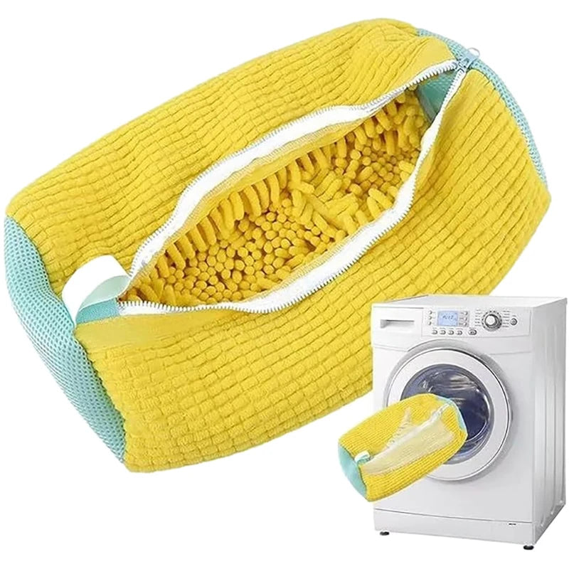 Durable Shoe Washing Machine Bag or brush for All Shoe Types,Ideal for Sneakers and Casual Shoes,Laundry Wash Bag