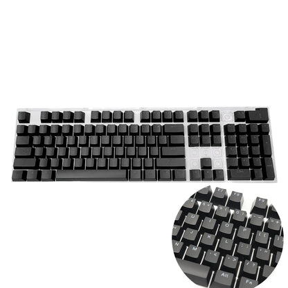 104pcs Universal Mechanical Keyboard Keycaps – Ergonomic Blank ABS Keycaps for Cherry MX Backlit Mechanical Keyboards