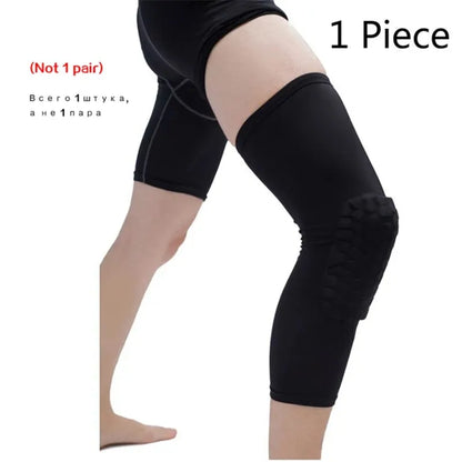 Basketball Knee Pads Protector – Honeycomb Foam Compression Sleeve for Fitness & Sports
