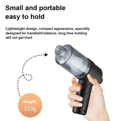 Wireless Handheld Car Vacuum – Cordless Auto Vacuum Cleaner 5500 Pa High Suction for Home & Car