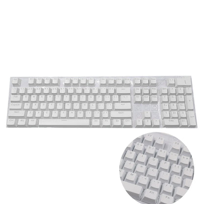 104pcs Universal Mechanical Keyboard Keycaps – Ergonomic Blank ABS Keycaps for Cherry MX Backlit Mechanical Keyboards