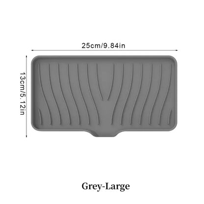Silicone Drain Soap Box – Anti-Slip Sink Tray for Kitchen or Bathroom
