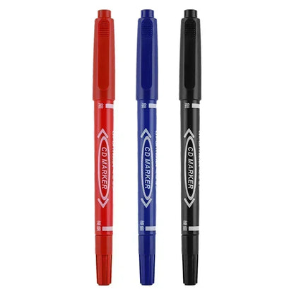 Permanent Marker Pens (5/10PCS) – Twin Tip Oil-Based Ink for School & Office