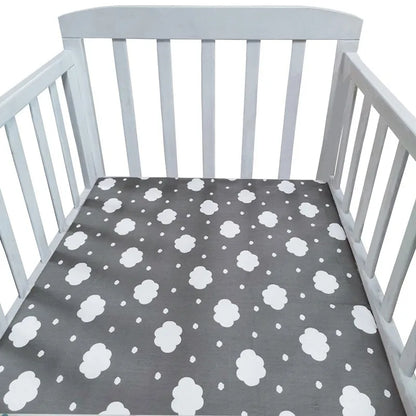 Fitted Bassinet Mattress Cover – Soft Crib Sheet for Newborns (90×50×5cm or 140×70×5cm)