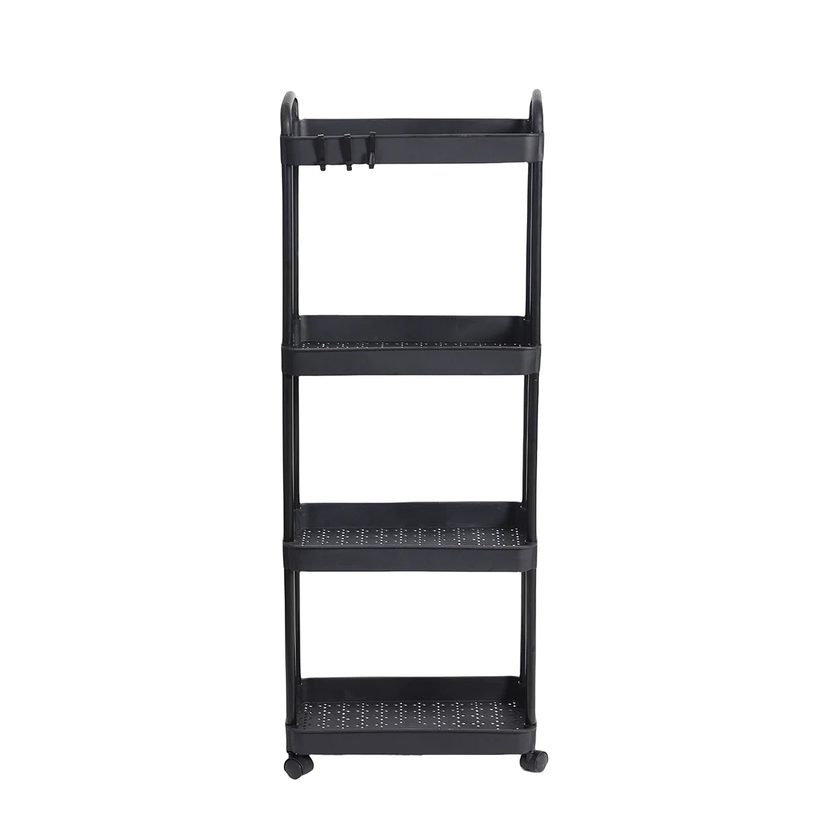3/4-Tier Multi-Layer Rolling Storage Cart – Mobile Kitchen, Bathroom & Bedroom Organizer with Lockable Wheels