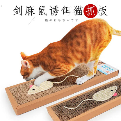 Corrugated Paper Cat Scratching Board – Durable Furniture Protector & Claw Toy
