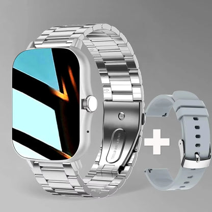 KESHUYOU New 1.83-inch Smartwatch Call Notifications Sleep Monitoring Activity Tracking Compatible with Android and iOS