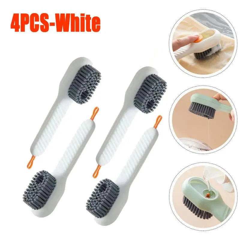 Multi-Function Automatic Spot Shoe Brush – Soft Bristle Handheld Cleaner with Liquid Dispenser