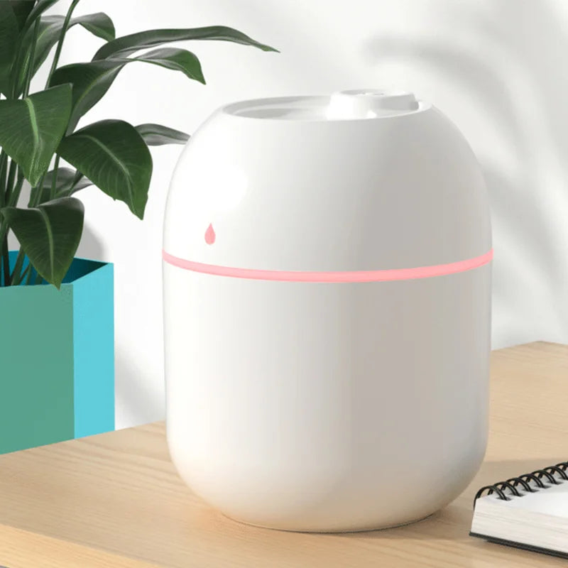 Portable USB Water-Drop Humidifier – Mini Desktop Home Mist Atomizer