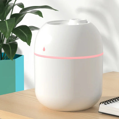 Portable USB Water-Drop Humidifier – Mini Desktop Home Mist Atomizer
