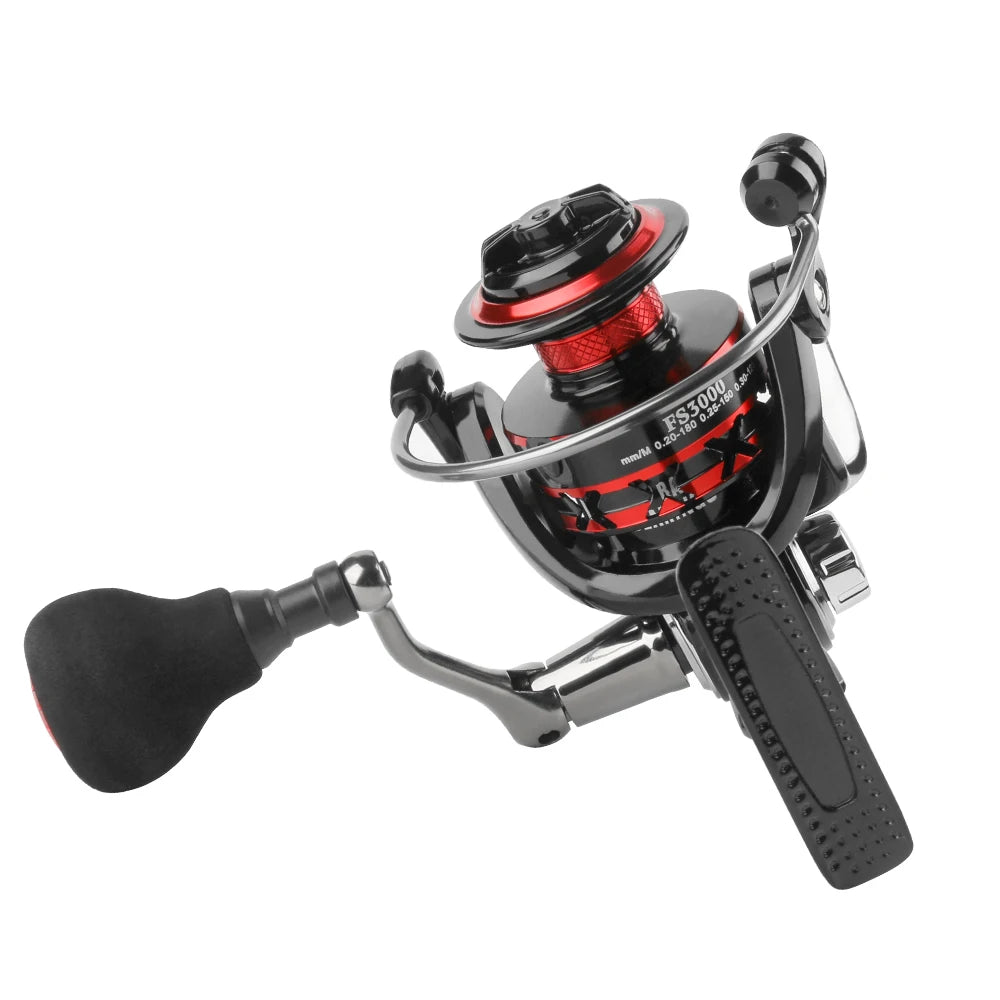 DEUKIO 2000–7000 Series Spinning Reel – Saltwater Fishing Reel with 12KG Max Drag & EVA Knob
