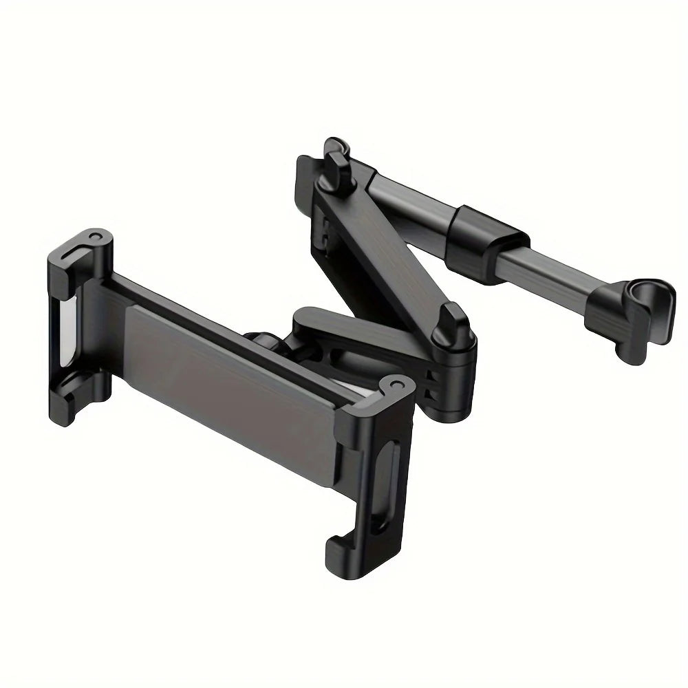 Universal Car Tablet Holder – 360° Rotating Back Seat Headrest Mount for iPad, Mini, Pro & 4–13 Inch Tablets