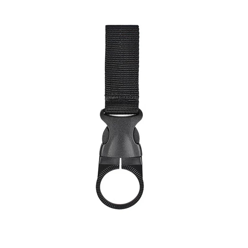 Webbing Buckle Hook Water Bottle Holder Clip – Outdoor Nylon EDC Carabiner for Belt & Backpack