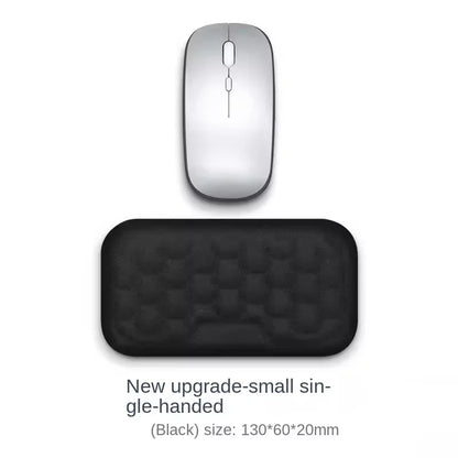 Ergonomic Memory Foam Keyboard & Mouse Wrist Rest – Office Typing Support Pad for Comfortable Wrist Protection