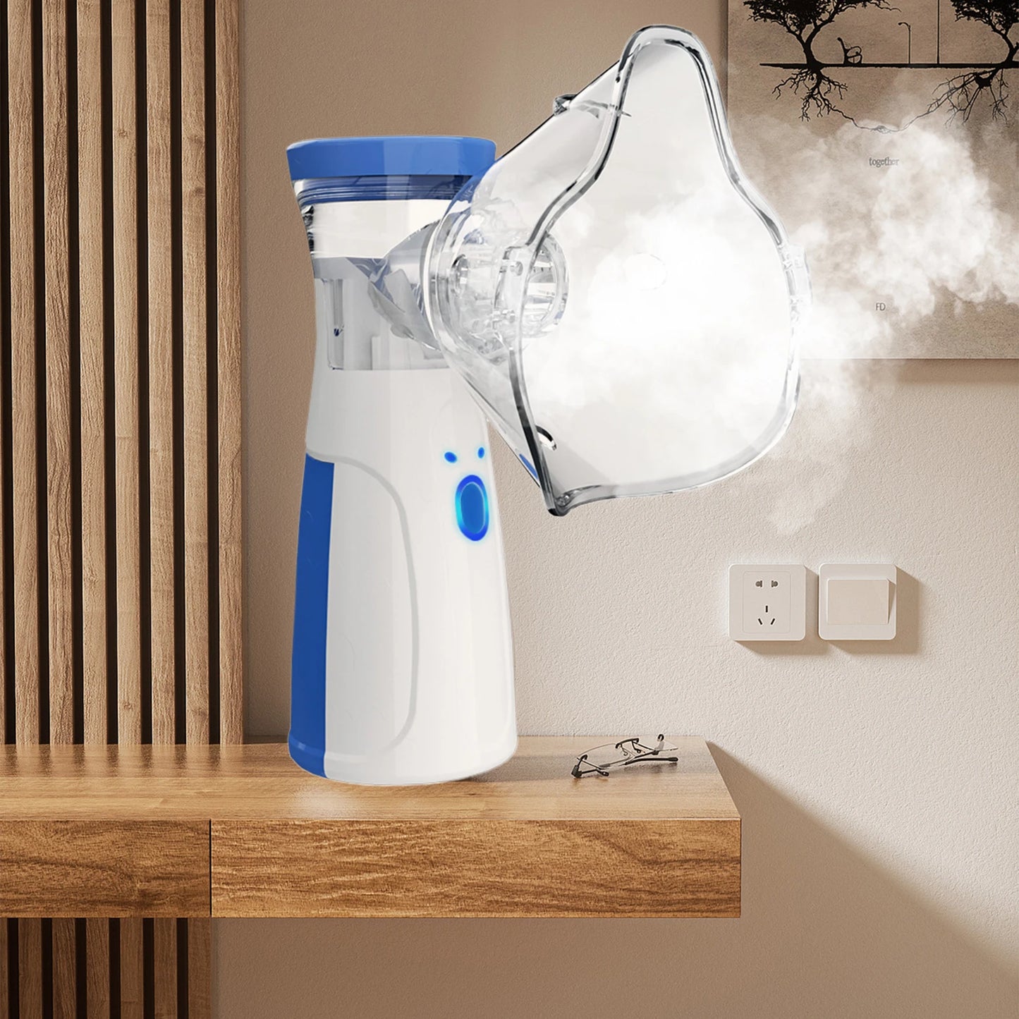 Revitalize 2-in-1 Facial Steamer & Humidifier – Nano Ion Mist for Skin Hydration & Air Moisturizing with Water Tank
