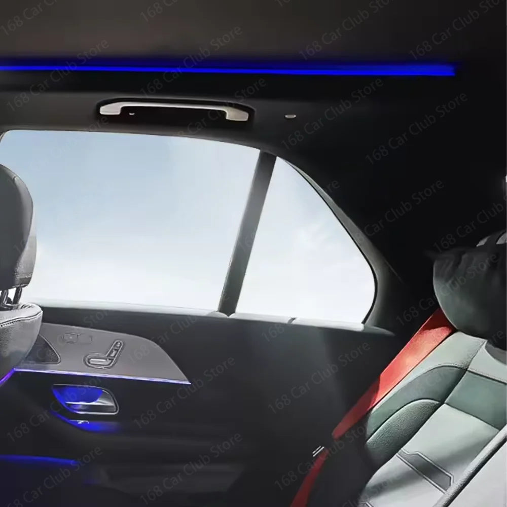 For Mercedes Benz W167 GLE GLS AMG GLE53 Car Interior Multicolor Ambient Light Sunroof Lamp Refit 64 Colours LED Skylight Lights