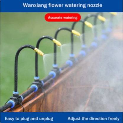 5–20M Automatic Irrigation Sprinkler Kit – Copper Nozzle Atomizing Watering System