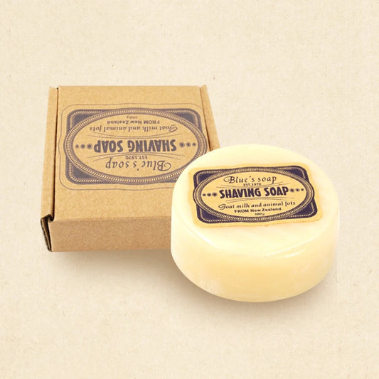 Men’s Shaving Cream Mustache Soap – Goat Milk Facial Care for Smooth Beard Removal, 100g