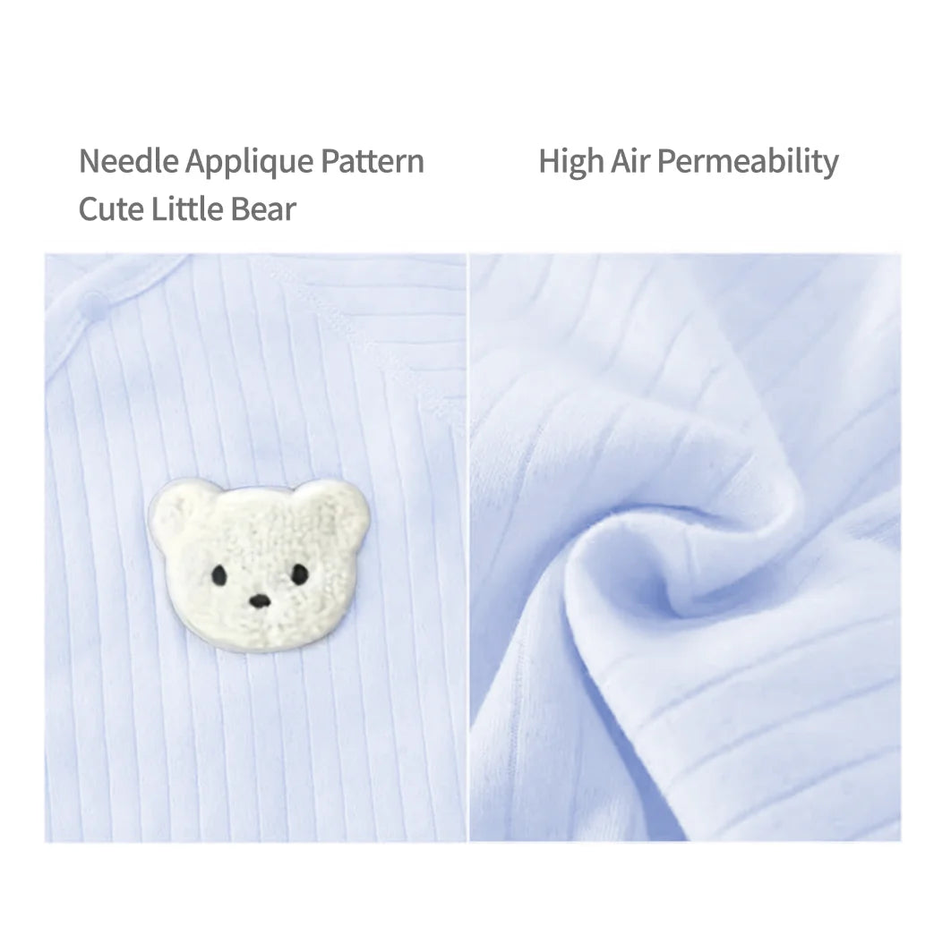 Newborn Boys Girls Cotton Bodysuit – Thickened Winter Onesie for Toddler Home Wear