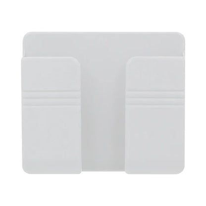4/2/1Pcs Multifunction Punch Free Wall Mounted Storage Box Organizer TV Remote Control Mounted Mobile Phone Plug Charging Holder