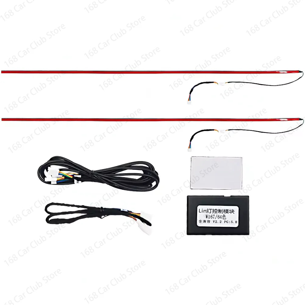 For Mercedes Benz W167 GLE GLS AMG GLE53 Car Interior Multicolor Ambient Light Sunroof Lamp Refit 64 Colours LED Skylight Lights