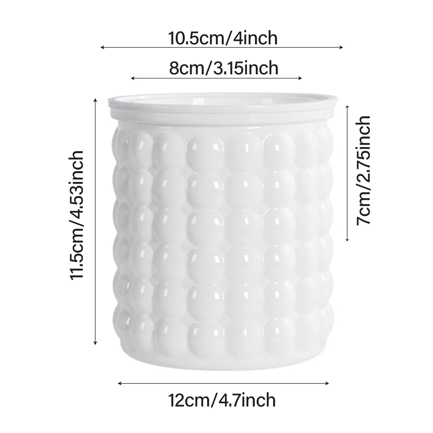 Mini Self Watering Flower Pot Fish Tank Transparent Plastic Plant Pots Self Watering Planter Pot Vase For Home Decoration