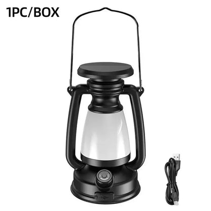 Retro Horse LED Desk Lamp – Decorative Camping Atmosphere Light
