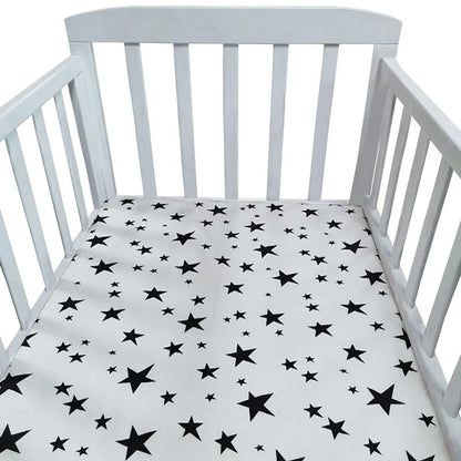 Fitted Bassinet Mattress Cover – Soft Crib Sheet for Newborns (90×50×5cm or 140×70×5cm)