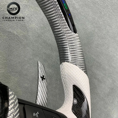 For BMW X4 X5 X2 X3 F80 F18 F20 F30 F31 F22 F23 F10 F11 Sport Carbon Fiber Steering Wheel LED Display Automotive Interior
