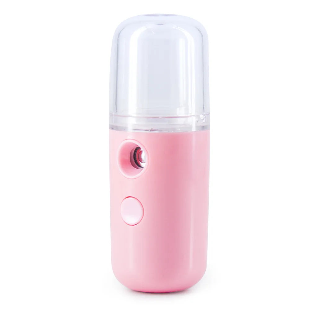 USB Mist Facial Sprayer – Rechargeable Nano Face Steamer & Skin Moisturizing Beauty Tool