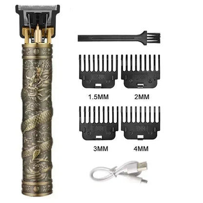 Vintage T9 Hair Clipper Beard Shaving Body Hair Trimmer Clippers Electric Men Haircut Machine 0mm Barber Shaver