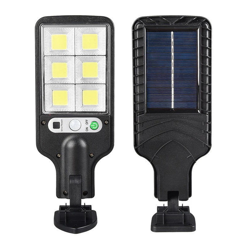 72COB Solar Outdoor Led Courtyard Wall Lamp Human Body Induction Garden Terrace Garage Door Street Lamp