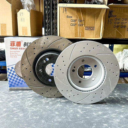 High quality Economical Car accessories brake discs automotive brake rotors for Audi  S6 S7 S8 SQ2 SQ5 Sportback SQ7 SQ8