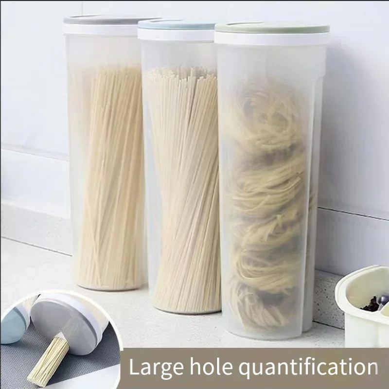 Noodles Sealed Storage Can – Food-Grade Plastic Container for Kitchen Organization & Portion Control