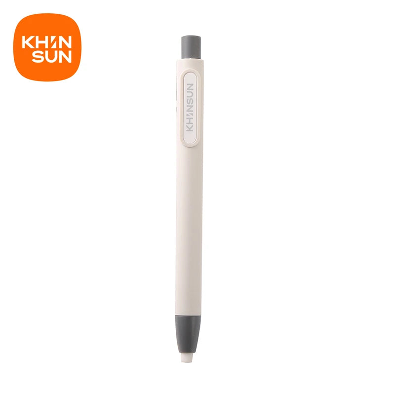 KHINSUN Press Retractable Pencil Eraser – Pen-Style Rubber Eraser for Clean Precision
