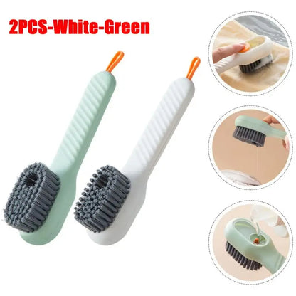 Multi-Function Automatic Spot Shoe Brush – Soft Bristle Handheld Cleaner with Liquid Dispenser