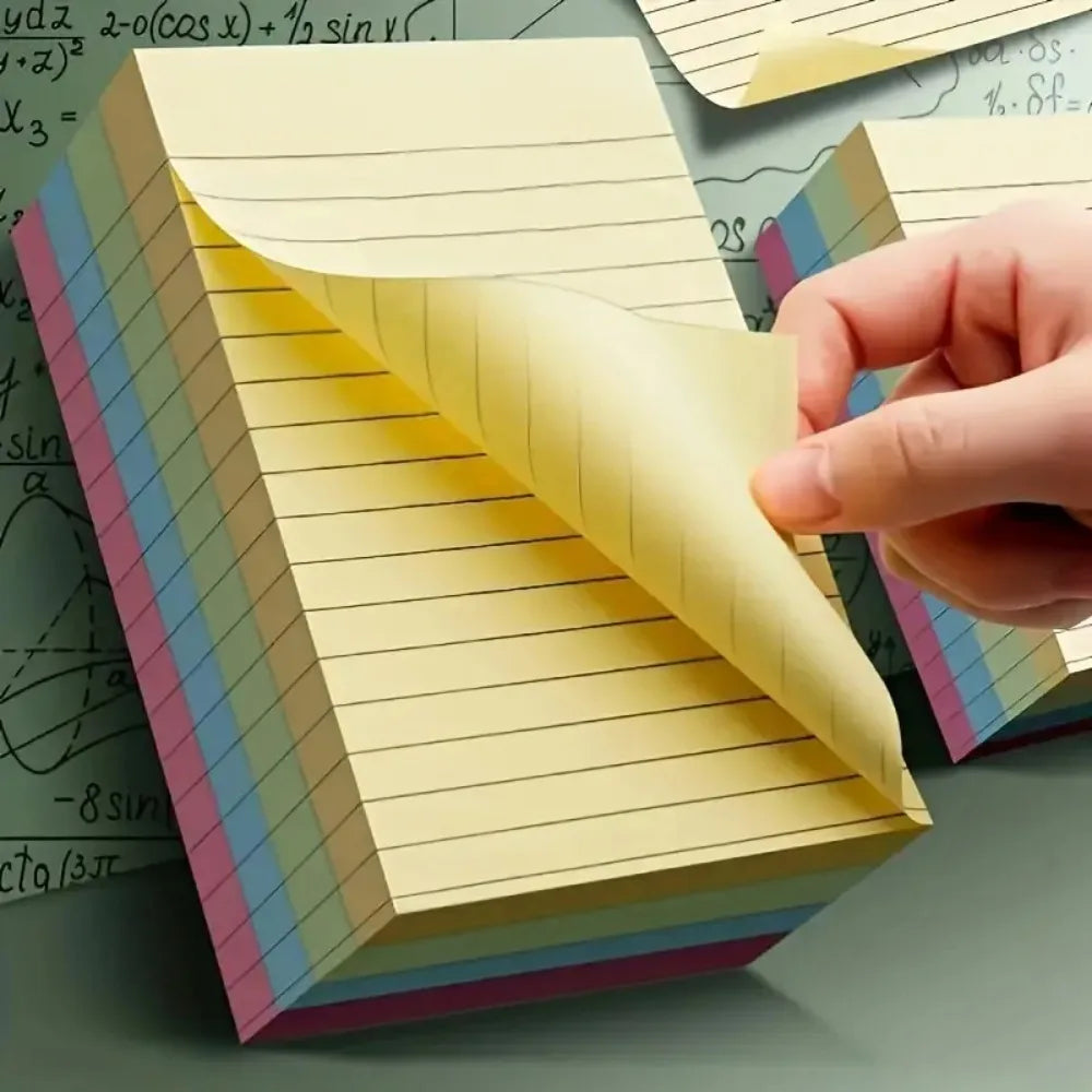 200 Pages of Colorful Sticky Notes – Self-Adhesive Memo Pads for Office, School & Home Organization