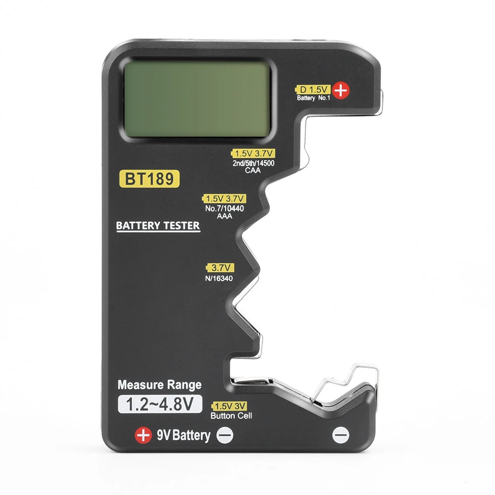 ANENG BT189 Universal Battery Tester – Indicator for AA, AAA, C, D, N, 9V & Button Cell Types