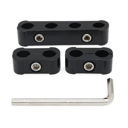 3pcs Car Spark Plug Electrical Wire Clamp Kit For 8mm 9mm 10mm Purple Black Red Golden Silver Blue Green