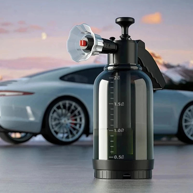 Handheld Pneumatic Foam Spray Can – Multi-Use Pressure Washer for Cars, Gardens & Home Cleaning