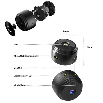 Wireless WiFi Camera A9 Mini Video Recorder Camera Security Monitoring Camera Intelligent Home Security For Infants