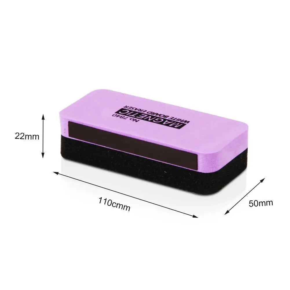 High-End Magnetic Blackboard Eraser – Dry Wipe Chalkboard & Whiteboard Cleaner with Marker Pen Duster