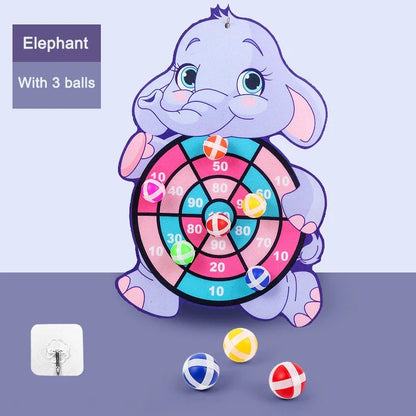 Educational Games Dart Board – Montessori Sticky Ball Toy for Children 3 to 7 Years Indoor Sports & Learning