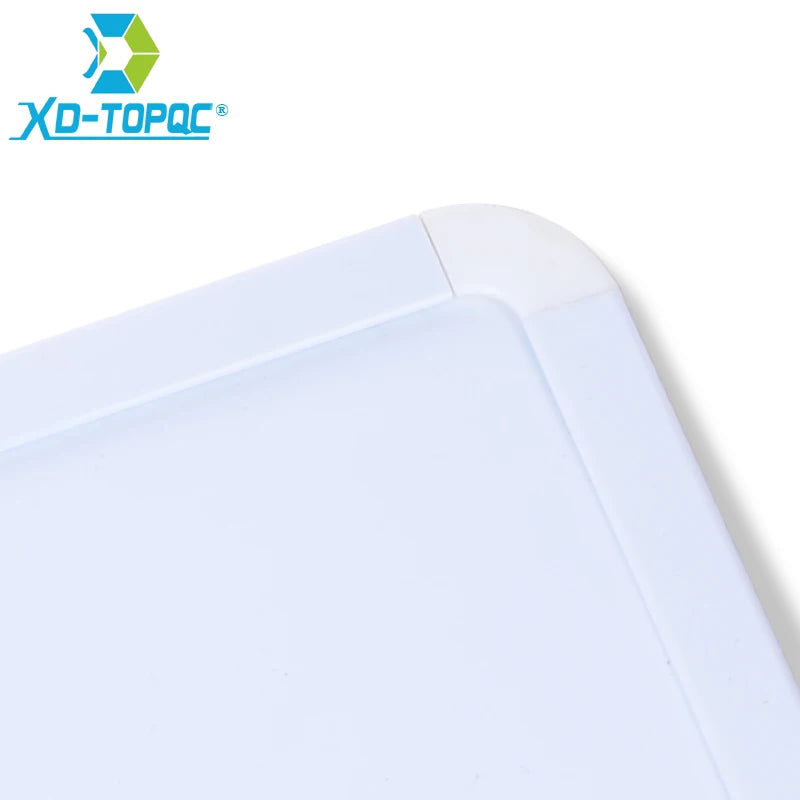 4 Styles Magnetic Whiteboard with PVC Frame – Round Angle Message & Drawing Board for Fridge