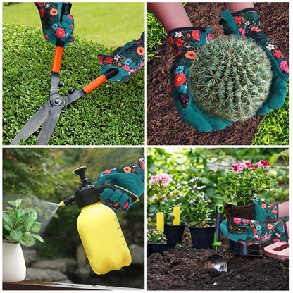 Women’s Gardening Gloves – Thorn-Proof Leather Gloves for Weeding, Planting & Outdoor Work