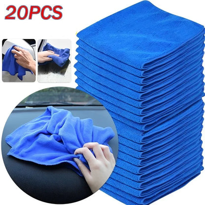 Microfiber Car & Home Cleaning Towels – Ultra-Absorbent Drying Cloths for Auto Detailing & Household Use