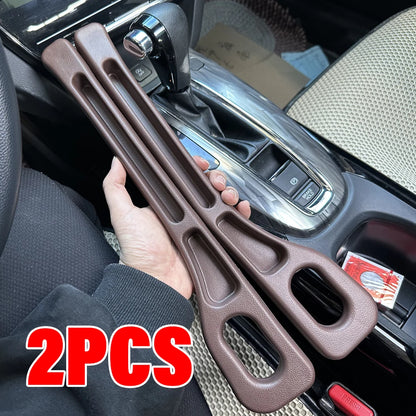 Car seat gap sealant, leak-proof filling strip, seat edge seam protector, and driver's seat storage strip to prevent loss.