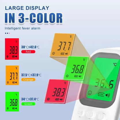 Medical No-Touch Forehead Thermometer – Infrared Digital Temperature Gauge for Adults & Kids Fever Detection